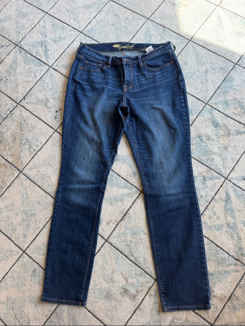 Old Navy the Sweetheart  Women's Skinny Jeans in Dark Blue Wash